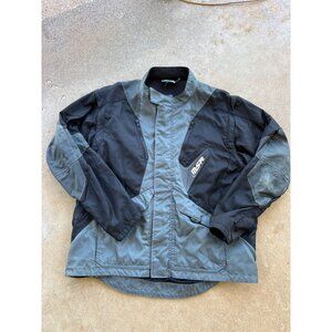 MSR Mens Medium Motorcycle Jacket Black/Gray Polyester D4